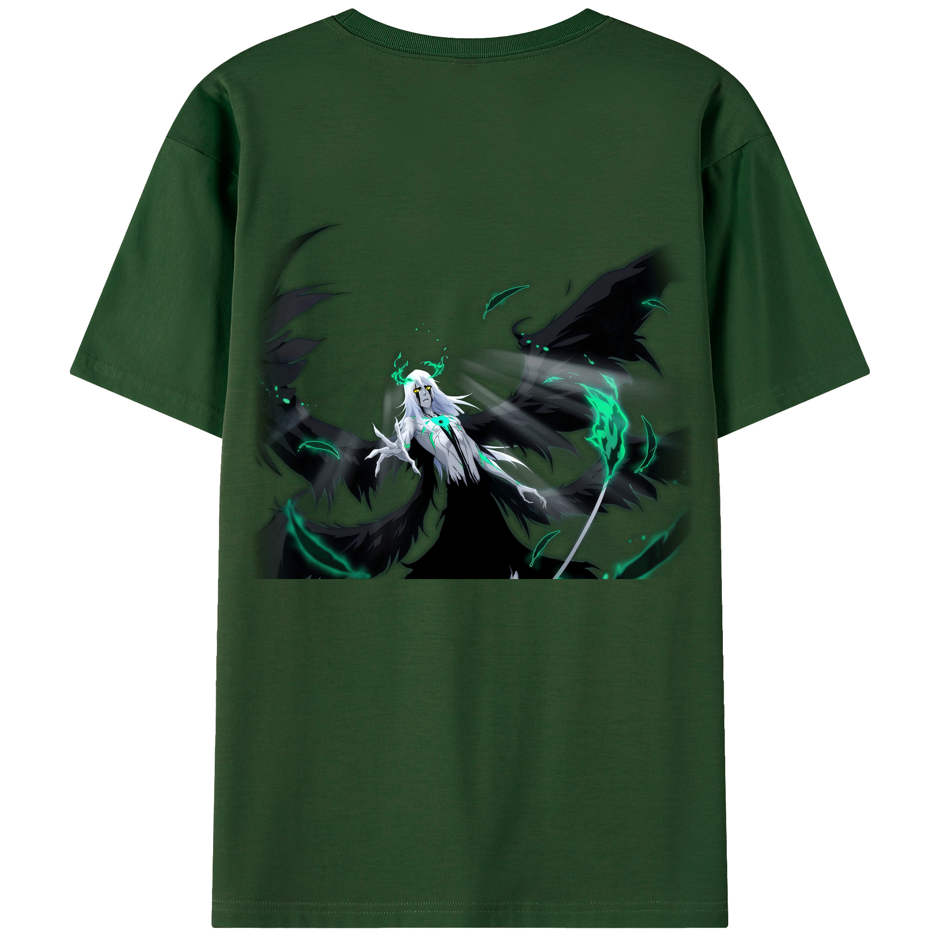 （画像用） ブリーチ ウルキオラ·シファー BLEACH Ulquiorra cifer 綿100％半袖Tシャツ（背面プリント）